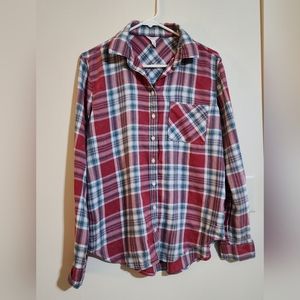 VINTAGE Aeropostale Plaid Button-up Shirt Women's Size M